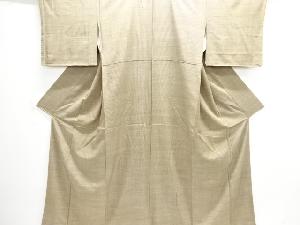 小格子模様小紋着物